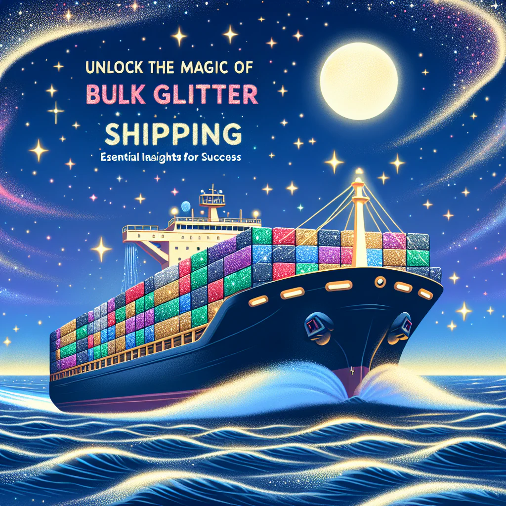 Bulk Glitter Shipping: What You Need to Know