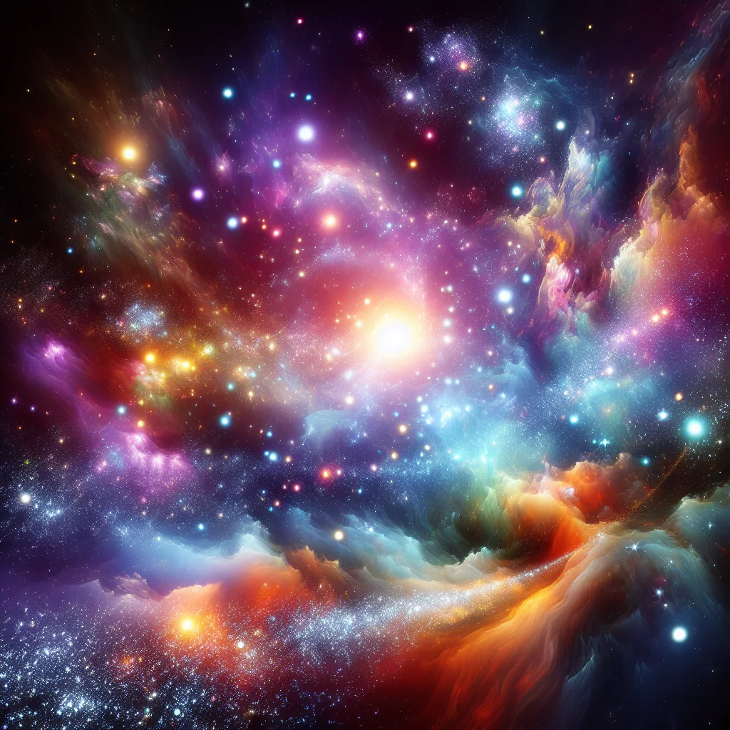 Creating Cosmic Effects with Holographic Glitter
