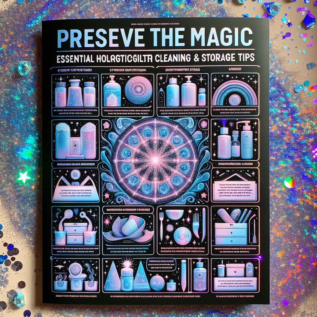 Holographic Glitter Maintenance: Cleaning & Storage Tips