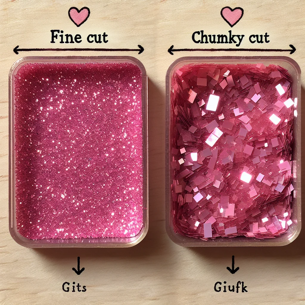 Pink Glitter Grades Comparison: Fine vs Chunky Cut for Stunning Crafts