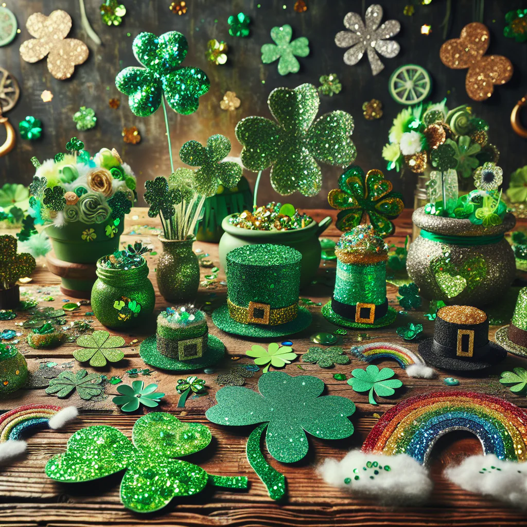 Spark Joy This St. Patrick's Day with Creative Green Glitter Crafts