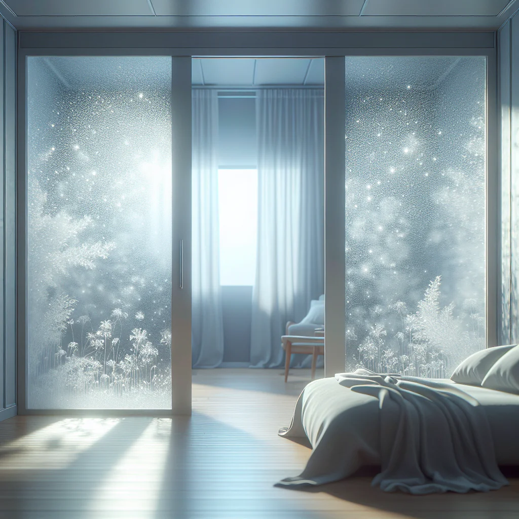 Transform Your Space: Stunning Frosted Glass Effects with White Glitter