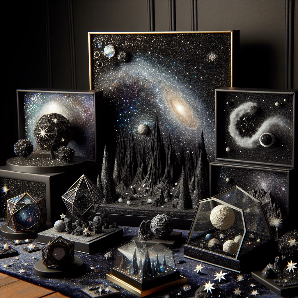 Unleash Your Creativity: Stunning Galaxy Crafts with Black Glitter