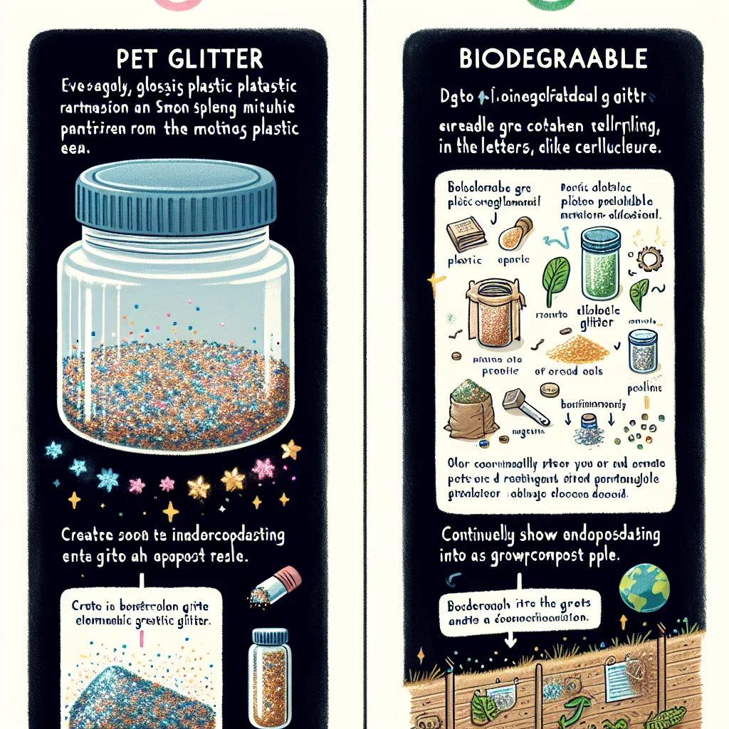What Is the Difference Between PET Glitter and Biodegradable Glitter?