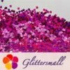 01_c7063d70-5ebe-4454-8f16-6f6982615c04.webp 4mm Rabbit Bunny Shapes Laser Rose Red Glitter LB0900
