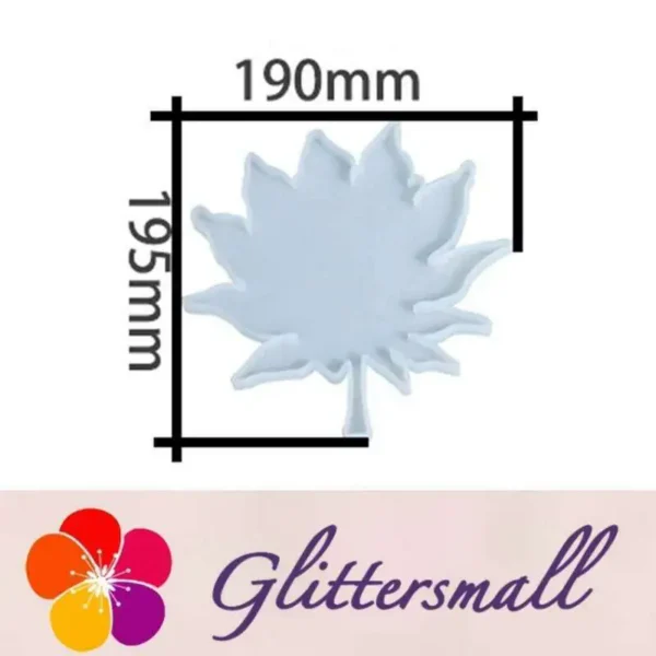 Maple Leaf Shape Coaster Tray Resin Silicone Mold M-DYY-FYD001