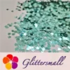 4mm Rabbit Bunny Shapes Sky Blue Glitter B0711