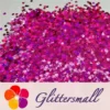 02_e374aac3-670c-4033-b711-fe6911a38618.webp 4mm Rabbit Bunny Shapes Laser Rose Red Glitter LB0900