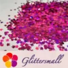 03_3028e243-6198-44d8-b801-bee7785b951f.webp 4mm Rabbit Bunny Shapes Laser Rose Red Glitter LB0900