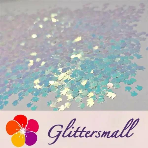 03_78060dfb-1884-4c4e-a4f7-027545bdc442.webp 4mm Rabbit Bunny Ice Blue Iridescent Glitter C021R