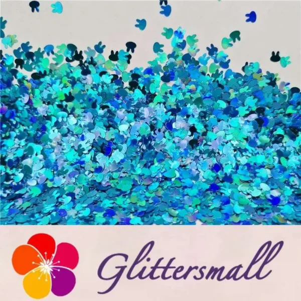06_a8217b2c-753b-40bc-98d2-e1e5387204c7.webp 4mm Rabbit Bunny Shapes Laser Sky Blue Glitter LB0700