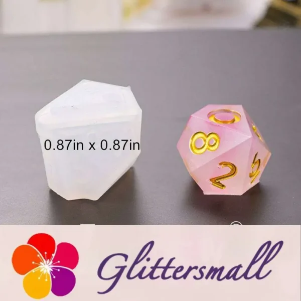 Polyhedral Game Dice Resin Silicone Mold M-LYY-SZ012
