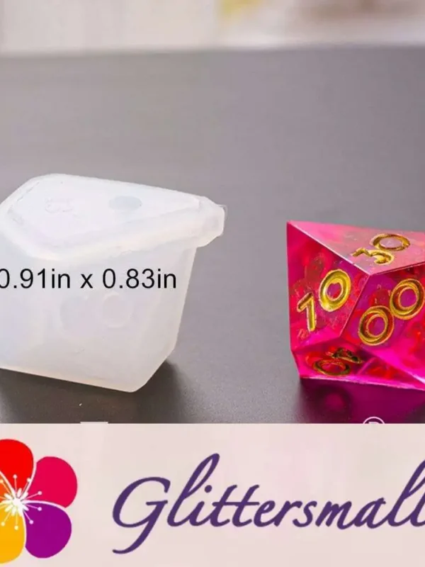 Polyhedral Game Dice Resin Silicone Mold M-LYY-SZ013