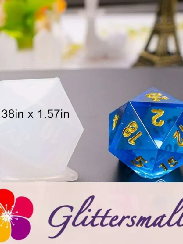 Polyhedral Game Dice Resin Silicone Mold M-LYY-SZ015