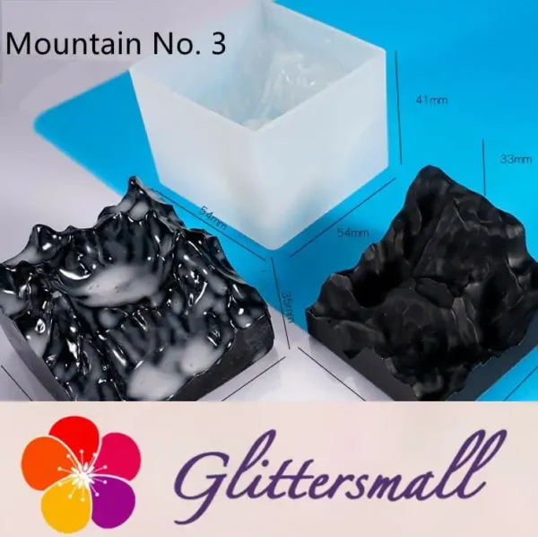 16979628789_1053817130.webp 3Pcs Miniature Mountain Mountain Peak Landscape Epoxy Resin Mold M-DGLY-SSF001