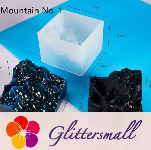 17033407216_1053817130.webp 3Pcs Miniature Mountain Mountain Peak Landscape Epoxy Resin Mold M-DGLY-SSF001