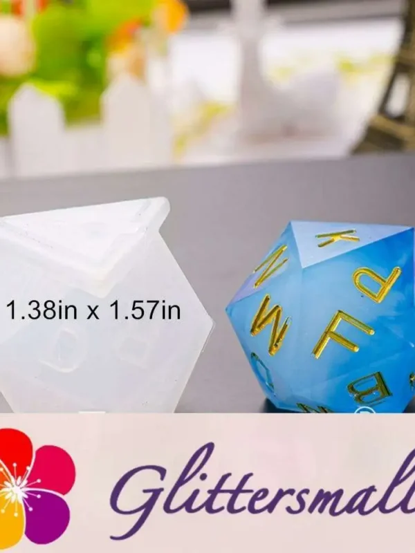 Polyhedral Game Dice Resin Silicone Mold M-LYY-SZ017