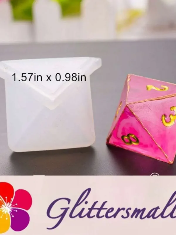 Polyhedral Game Dice Resin Silicone Mold M-LYY-SZ018