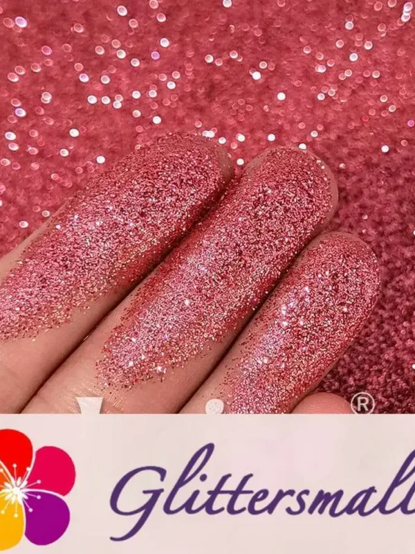 0.2mm Coral Red Professional Cosmetic Glitter For Lip Gloss, Lipstick FCH913