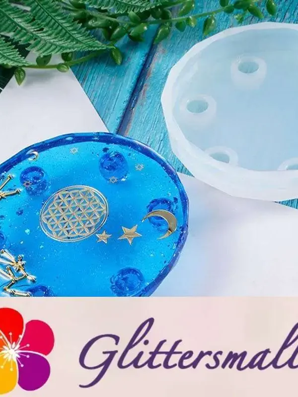Sphere Side Section Table Silicone Resin Mold 100x100mm M-LYY-TB001