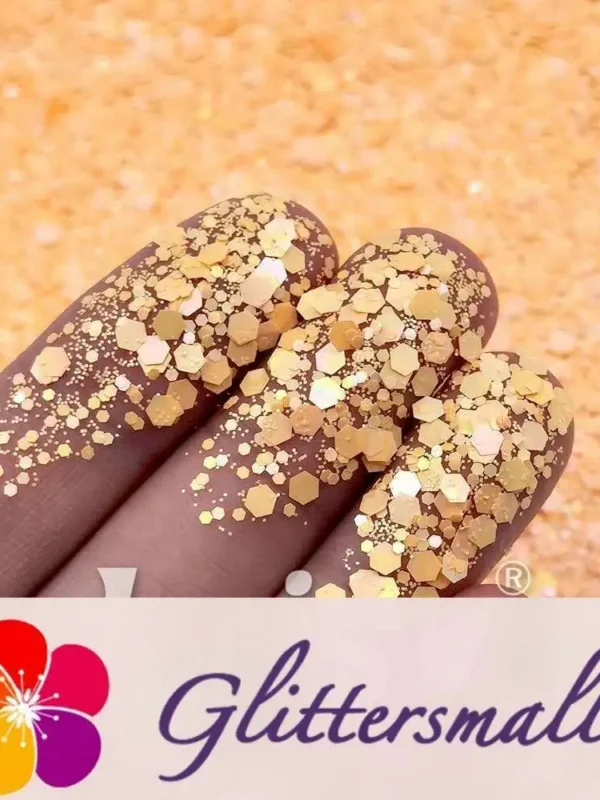 Macaron Color General Mixed Orange Glitter FC-E8037