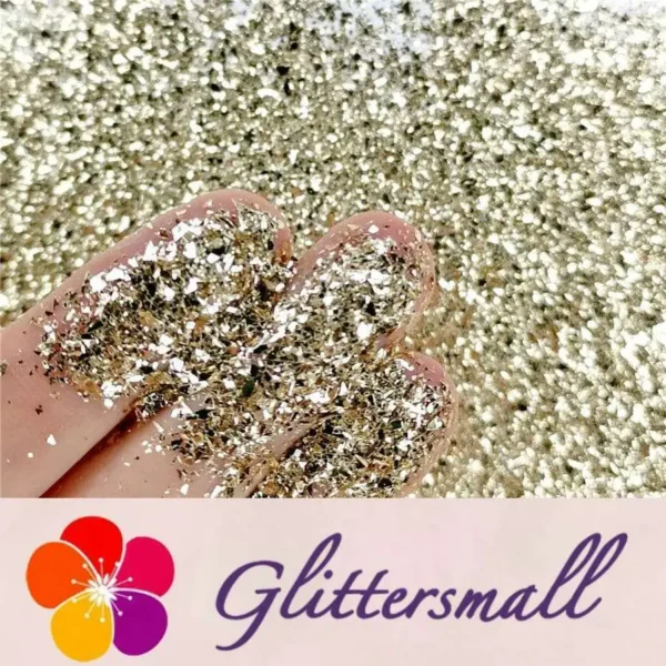 1_f088a4fc-3b17-42ca-952f-625ccf21d383.webp Champagne Gold Opa Cellophane Shard Confetti Glitter Sprinkle Toppings B0212 2x2