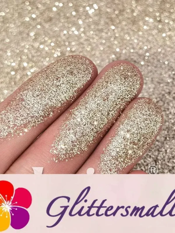 0.2mm Champagne Gold Professional Cosmetic Glitter For Lip Gloss, Lipstick FCH215