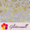Golden Geometric Patterns Shaped Mixed Metal Nail Glitter MC216