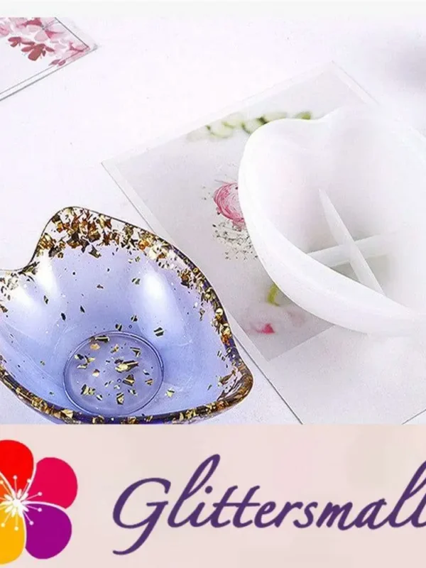 Oval leaf-shaped dish Silicone Resin Mold 133x100mm M-LYY-SYD001
