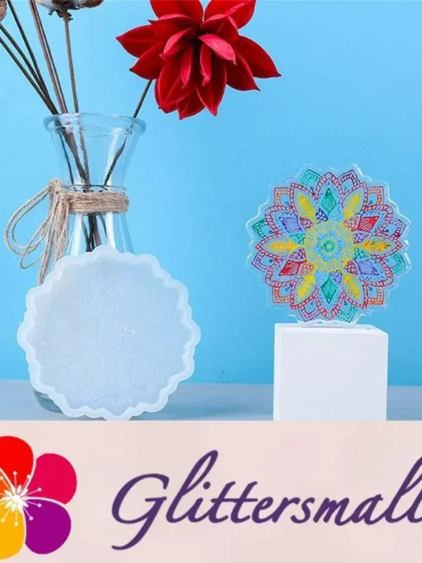 Sunflower Coaster Tray Resin Silicone Mold (Small) M-DYY-TYH001