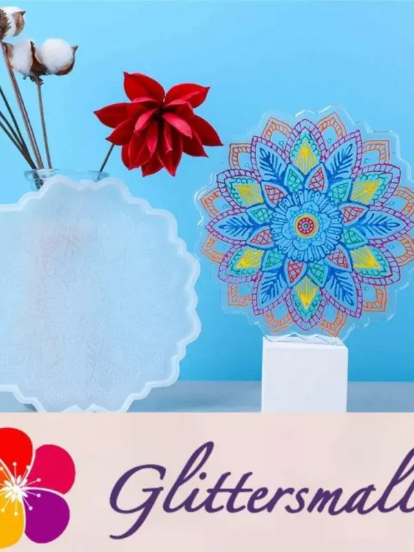 Sunflower Coaster Tray Resin Silicone Mold (Large) M-DYY-DTYH001