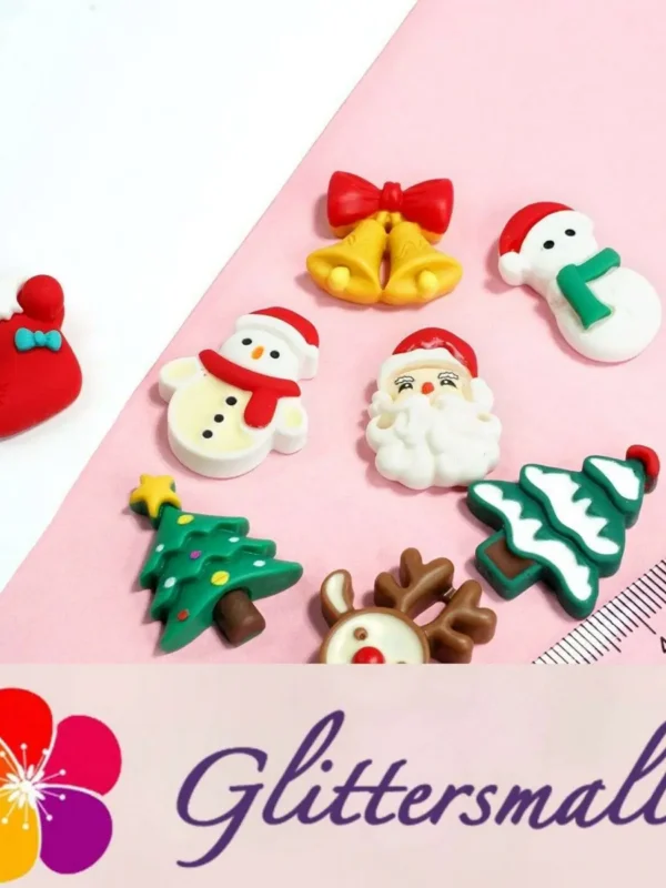 GlittersMall  Slime Charms Cabochons Jewelry Resin Ornament Accessories Set 03