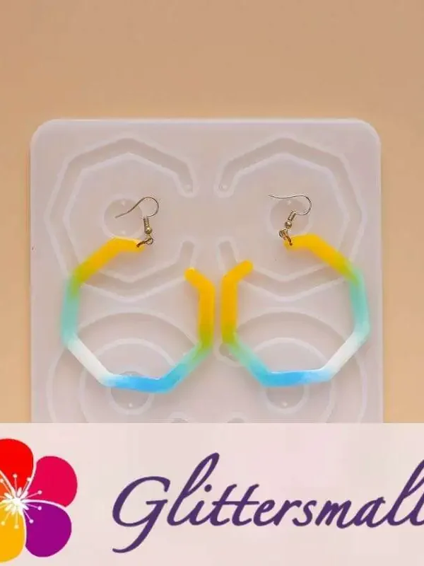 Jewelry Pendant Silicone DIY Earring Mold For Resin M-DYYY-EZZ004