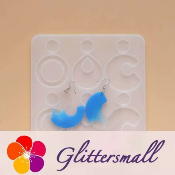 Jewelry Pendant Silicone DIY Earring Mold For Resin M-DYYY-EZZ006