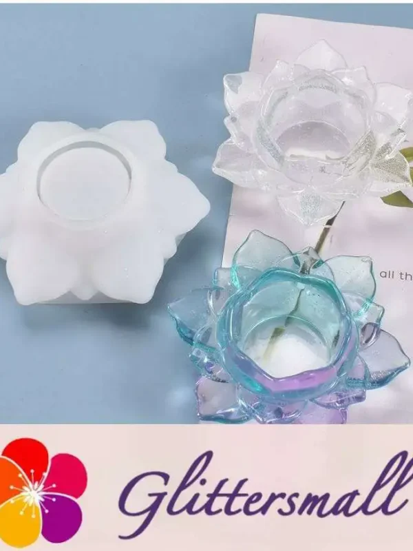 12 Petal Lotus Jewelry Box Silicone Mold For Epoxy Resin M-LYY-PLB001
