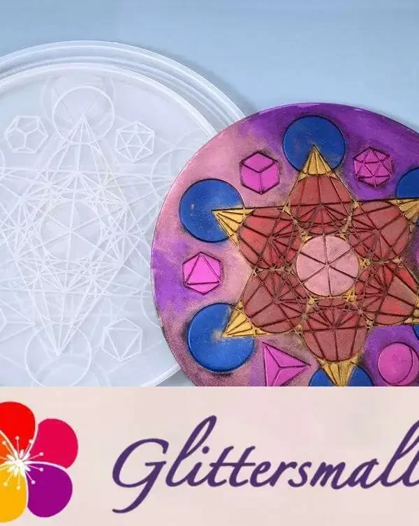Tarot Cards Coaster Serving Tray Silicone Resin Mold M-YMR-TLD001