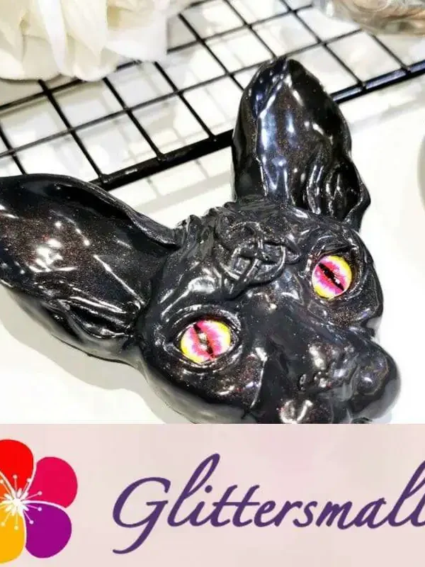 Birus Sphinx Hairless Cat Head Silicone Resin Mold M-YMM-MT001