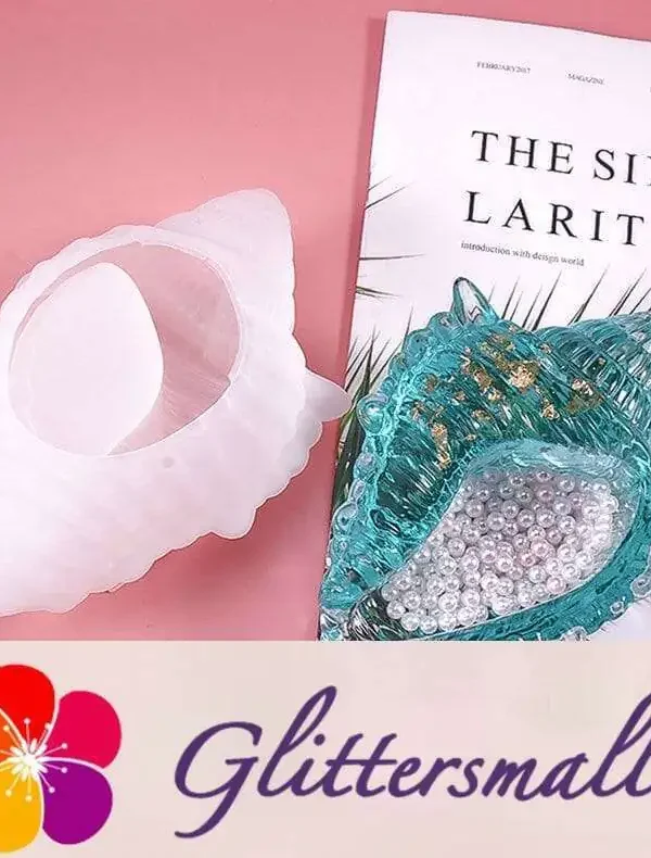 Conch Shaped Jewelry Storage Box Silicone Molds For DIY Epoxy Resin M-CP002