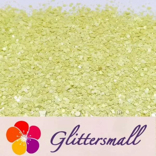 Macaron Color General Mixed Lemon Yellow Glitter FC-E8058