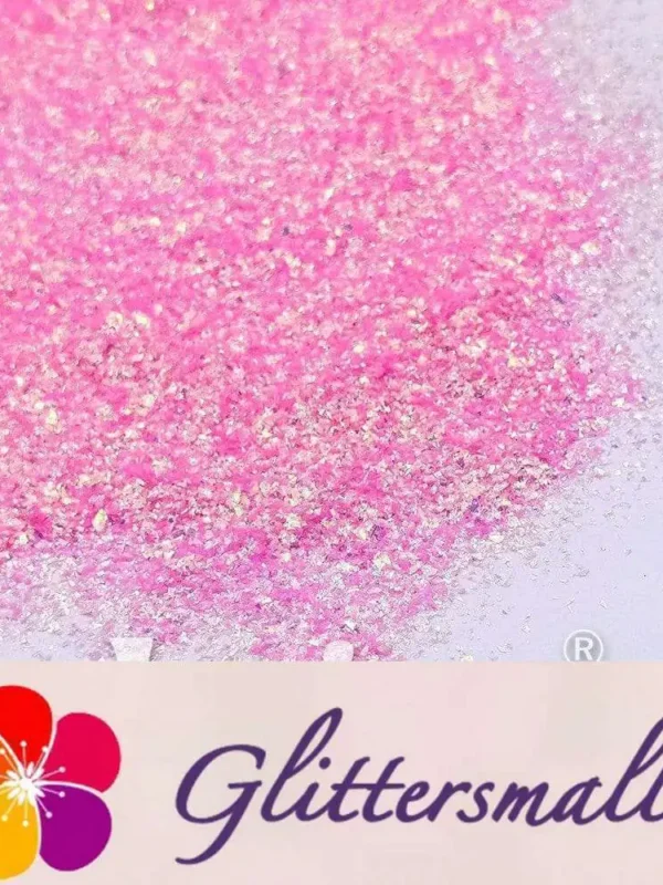 Iridescent Tender Pink Professional Cosmetic Cellophane Glitter Shards (Flakes) FCH18 2x2