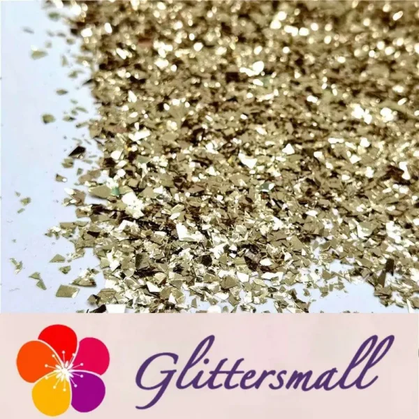 3_70a4a09d-f646-4916-9ac6-8743065f0178.webp Champagne Gold Cellophane Glitter Flakes Shards B0212 4x4