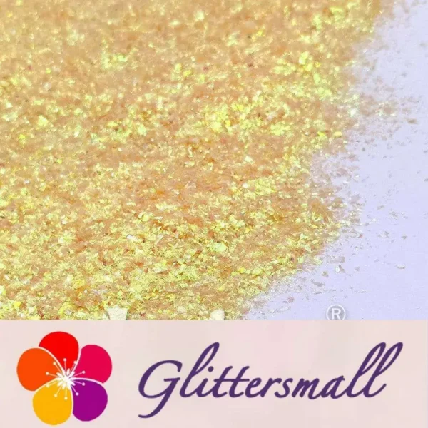 3_afdc1840-c833-4010-bb94-b41ad6d16baf.webp Iridescent Pale Yellow Professional Cosmetic Cellophane Glitter Shards (Flakes) FCH12 2x2