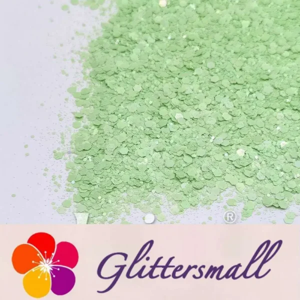 3_ee7d1b82-0002-4a67-8385-5c4dae9530cb.webp Macaron Color General Mixed Green Glitter FC-E8041