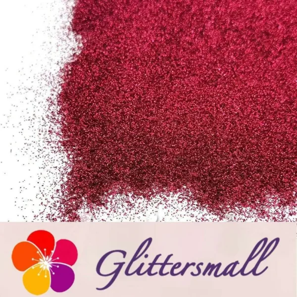 0.2mm Rose Red Professional Cosmetic Glitter For Lip Gloss, Lipstick FCH311
