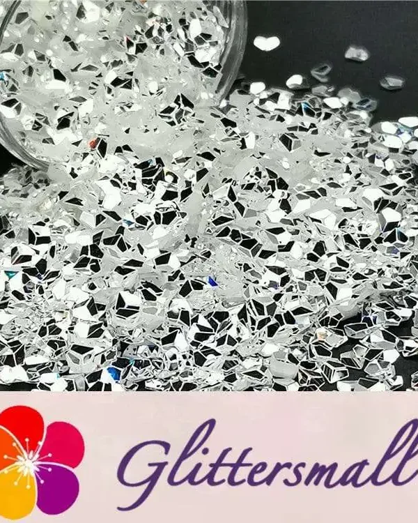 3mm_14e1ad94-bcbc-47cb-a3c6-1d032c8b81cf.webp 3mm 3D Diamond Shapes Mirror Silver Glitter GSY001