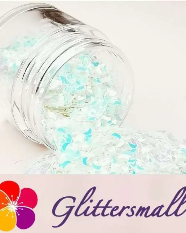 3mm Moon Ice Blue Glitter C021R