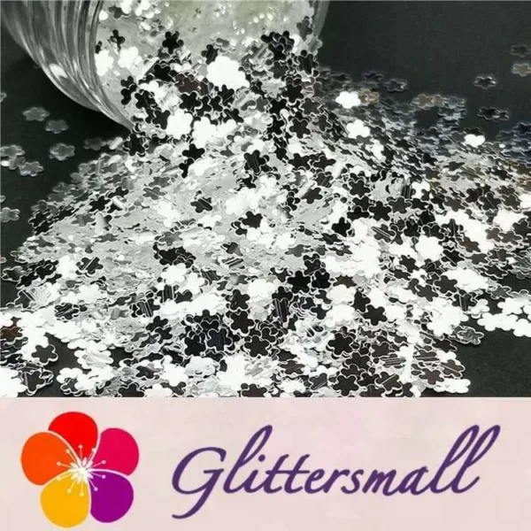 3mm_fabb5668-7d5c-46cc-b847-c8406a127244.webp 3mm Flower Shapes Mirror Silver Glitter GSY001