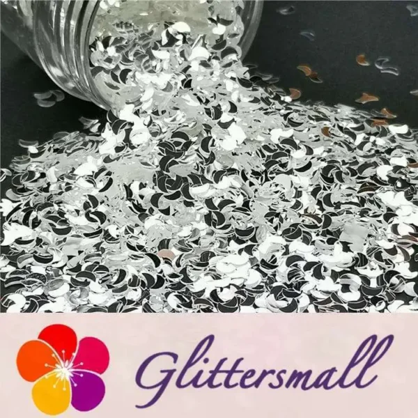 3mm_faf77330-6a8f-4446-be25-09db36c7113f.webp 3mm Moon Shapes Mirror Silver Glitter GSY001