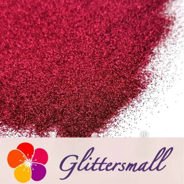 0.2mm Rose Red Professional Cosmetic Glitter For Lip Gloss, Lipstick FCH311
