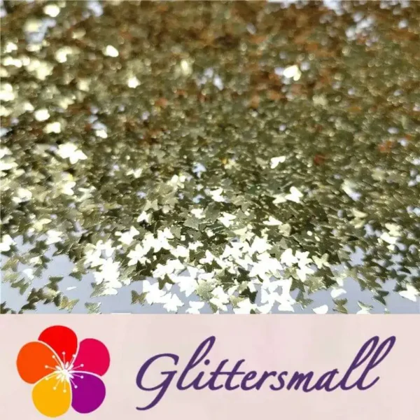 4_9e636fc0-8d61-4d7a-8aea-3b3eca5eacde.webp 3mm Butterfly Shaped Champagne Gold Glitter B0212
